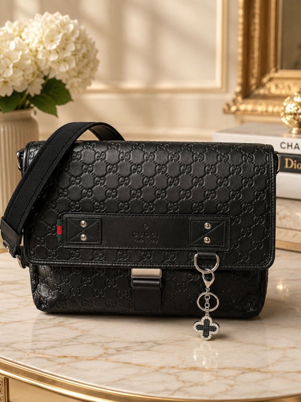 GUCCI Guccissima Crossbody with Box - Picture 3 of 15